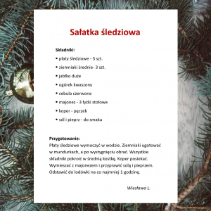 Sałatka śledziowa